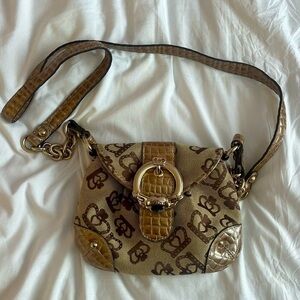 Kathy Van Zeeland Canvas Shoulder Bag